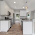 White Kitchen with open layout