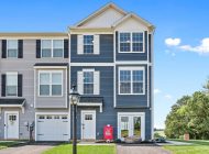hudson ridge townhomes blue siding