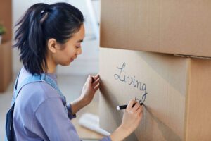 Writing on Moving Box