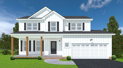 Burkentine Builders Hanover PA Farmhouse Series The Springfield new custom home build