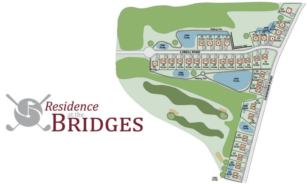 Residence at the Bridges Plot Plan_Burkentine Builders