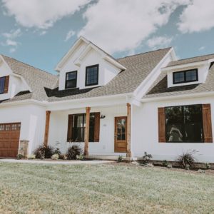 Salem White Farmhouse Home Builder Burkentine Hanover PA