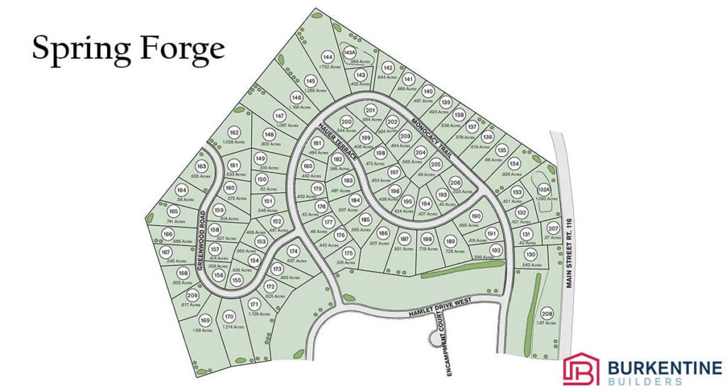 new community plot plan spring grove pa burkentine builders new home for sale